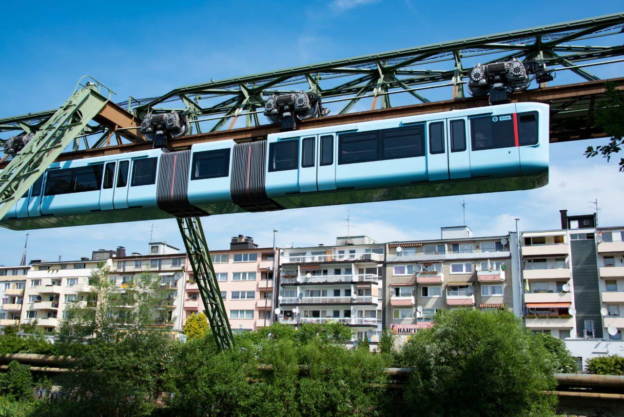 Macht eine gute Figur: Die neue Generation der Schwebebahnwagen