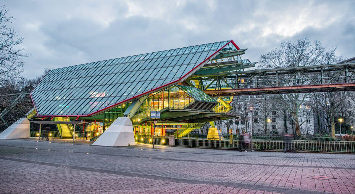 Foto der Schwebebahnstation Kluse